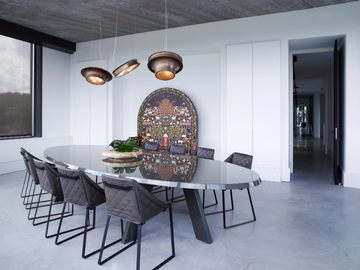 IDS - Oval wooden dining table by Piet Boon - view 3